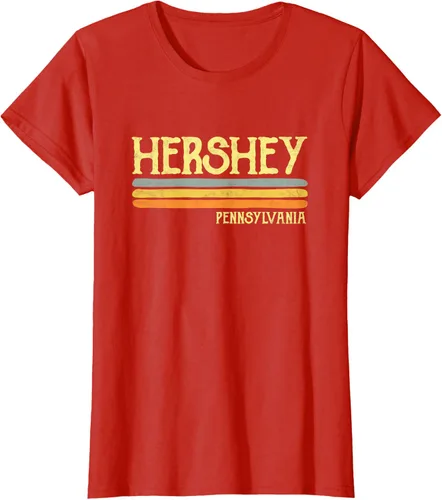 Vista 72 de Camiseta vintage de regalo de recuerdo de Hershey Pennsylvania PA, Negro, S