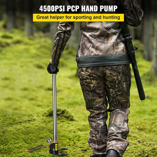 Vista 10 de BestEquip Airgun PCP Pump 4500PSI Bomba de mano de alta presión Bomba de 3 etapas Bomba de aire PCP