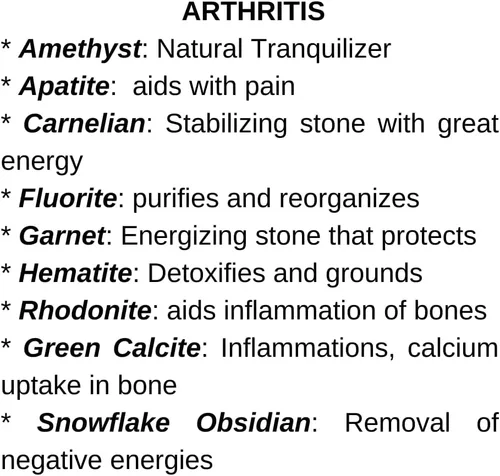 Vista 2 de Kit de piedras curativas para la artritis del Atlas y cristales curativos, alivio natural y apoyo con amatista, cornalina y más, piedras preciosas