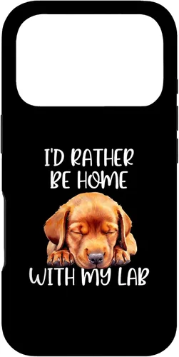 Vista 29 de Funda para iPhone 11 Pro Max Fox Red Lab Mom Dad I'd Rather Be Home Labrador Retriever