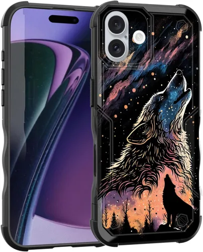 Vista 202 de Funda para iPhone Air, [doble capa] [protección contra caídas de grado militar de 10 pies] Funda resistente a prueba de golpes para iPhone Air