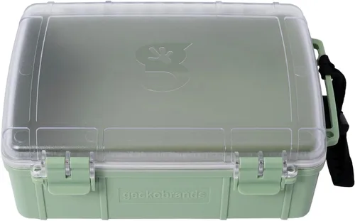 Vista 15 de geckobrands Caja seca impermeable, mediana, negra