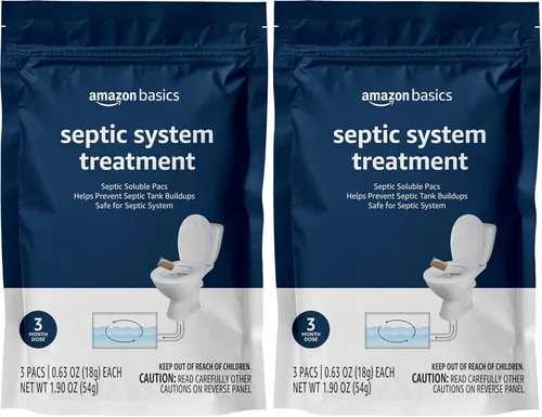 Vista 11 de Amazon Basics Cápsulas de tanque séptico, tratamiento de tanque séptico, sin perfume, 0.63 onzas (paquete de 3), suministro de 3 meses
