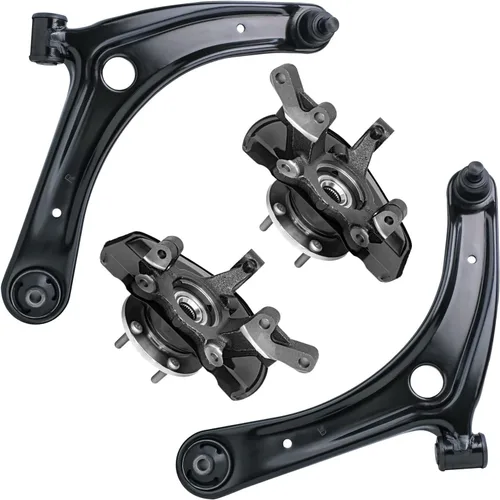 Vista 134 de Detroit Axle - 4 piezas de brazos de control traseros para Ford C-Max, Focus, Mazda 3 5, Volvo C30, C70, S40, V50, 4 brazos de control superiores e