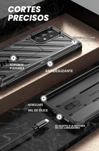 Vista 5 de SUPCASE Funda para Samsung Galaxy A53 5G con soporte incorporado
