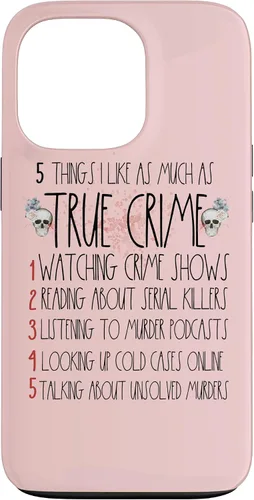 Vista 10 de Funda para iPhone 13 Pro Max Serial Killer I Like True Crime For Women True Crime Lover