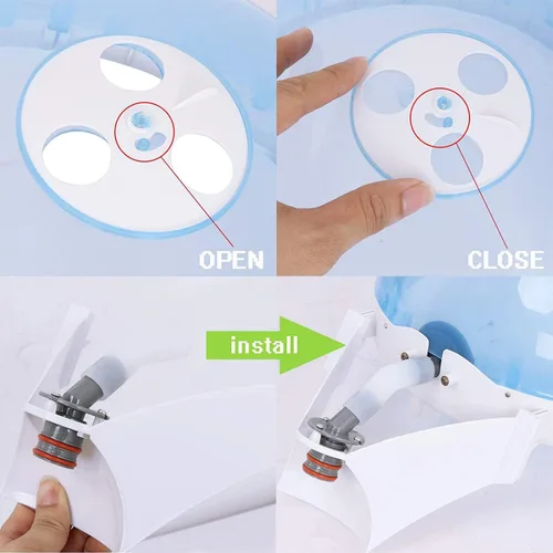 Vista 9 de Vaporizador Facial 3 en 1, Vaporizador para el Cabello, Humidificador de Aire con Niebla Caliente Hidratante, Sistema de Hidratación, Atomizador