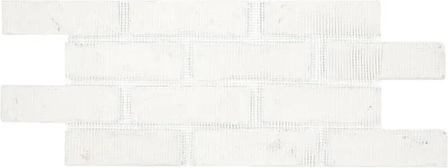 Vista 10 de Ackland Catedral Terabrik Polvo Blanco 11 pulgadas x 28 pulgadas Azulejo de ladrillo de arcilla Blanco (Alpine White)
