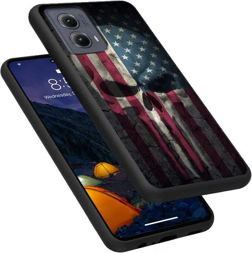 Vista 95 de Funda para Motorola Moto G Play 4G 2024, delgada y ligera, de silicona de TPU suave, color negro, ultrafina, para Motorola Moto G Play 4G 2024, Art