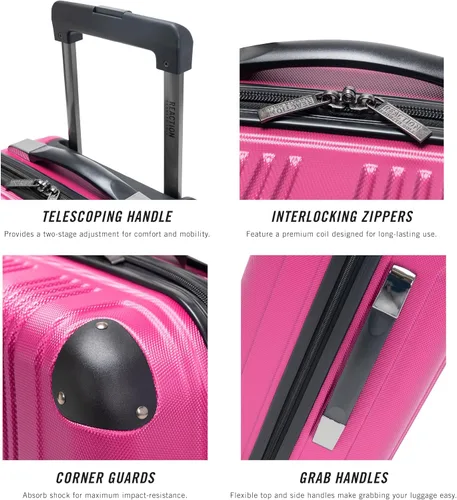 Vista 5 de Kenneth Cole Reaction Out Of Bounds - Equipaje de transporte vertical, Magenta), 5709482