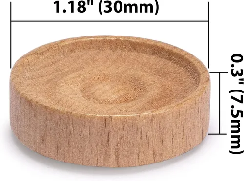 Vista 5 de Husaria - Piezas de madera de estilo italiano con crestas apilables y bolsa de cordón, 40 piezas