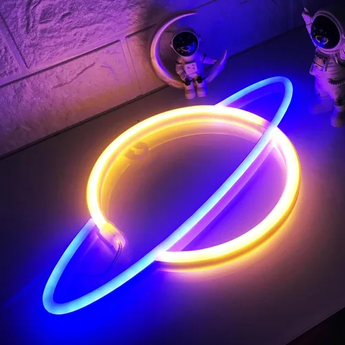 Vista 102 de Letrero de neón de amor para dormitorio, USB o batería, luz de neón para pared, luz de neón LED como letreros de pared de neón para niñas, letrero