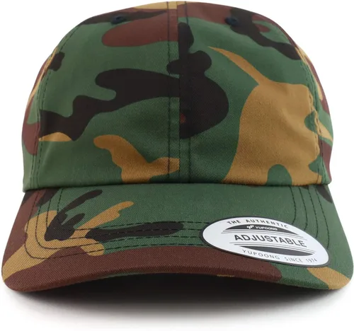 Vista 2 de Armycrew Oversize Big XXL Plain Unstructured Soft Crown Gorra de algodón al aire libre