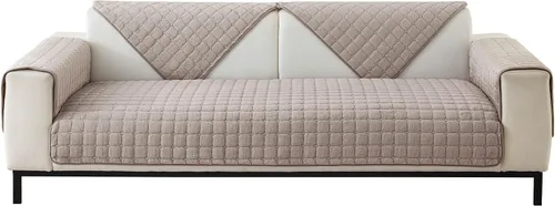 Vista 15 de MIFXIN Fundas para reposabrazos, funda de terciopelo antideslizante para sofá, protector de muebles para sofá de 3 plazas, sofá biplaza reclinable
