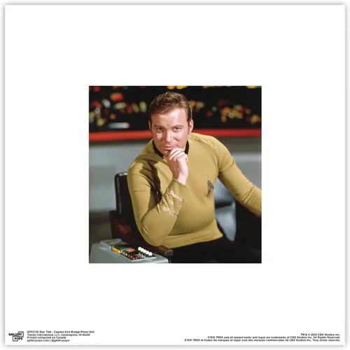 Vista 9 de Trends International Gallery Pops Star Trek - Póster de pared con foto del puente del Capitán Kirk, 12.00 x 12.00 pulgadas, versión de marco negro