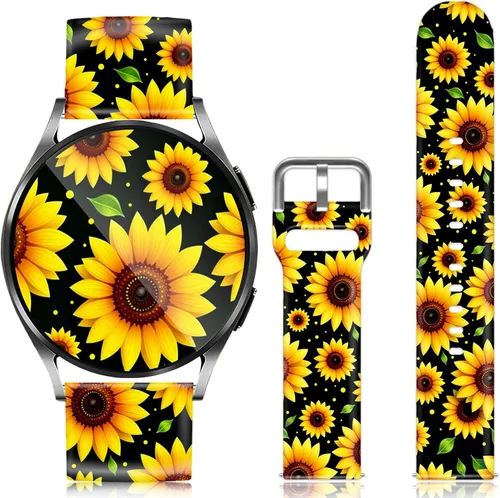 Vista 10 de Correa de reloj de 20 mm de Navidad compatible con Samsung Galaxy 6/5/5 Pro/4/4 Classic/3 (41 mm)/Active 1 y 2, tamaños 40 mm 41 mm 42 mm 44 mm 45