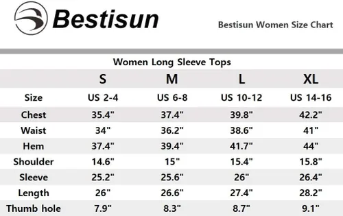 Vista 6 de Bestisun Camisetas de manga larga para entrenamiento, sin espalda, ropa deportiva para mujer