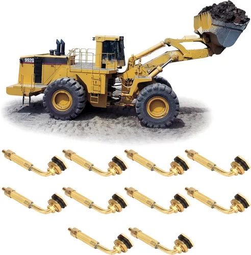 Vista 8 de Earthmover - Vástago de válvula de neumático, escape de vástago de válvula de rueda, rendimiento estable de cobre de 60 a 3.150 in, 10