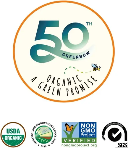 Vista 4 de Greenbow Jalea real orgánica fresca, 100% certificada por USDA, sin OMG, Halal, certificada GMP, pura, sin gluten, una de las más empaquetadas