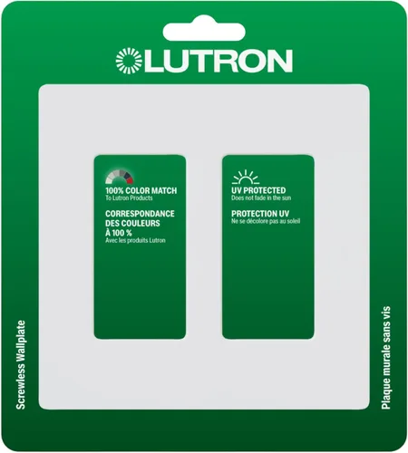 Vista 17 de Lutron Claro - Placa de cubierta para interruptor de luz, placa de pared de 2 posiciones, para interruptores de luz decorativos, cubierta