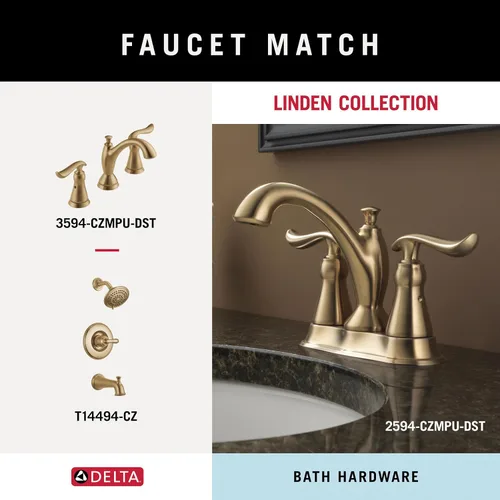 Vista 5 de Delta Faucet 79446-CZ Linden - Toallero (3 unidades), color bronce champán