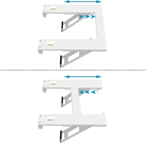 Vista 4 de Qualward soporte para aire acondicionado para ventana