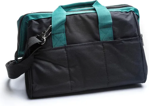 Vista 4 de SATA ST95181 - Bolsa de herramientas portátil de 13 pulgadas con construcción impermeable y múltiples bolsillos interiores y exteriores