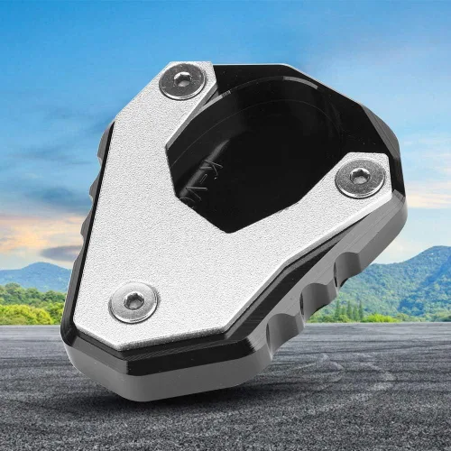 Vista 5 de Ampliadora de pata de cabra de motocicleta, soporte lateral CNC para KLE 650 15-18