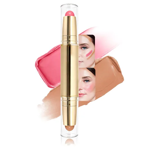 Vista 8 de evpct 2En1 Crema Barra de Contorno y Corrector para Maquillaje Facial Kit de Crema para Principiantes Crema de Contorno y Barra de Iluminación