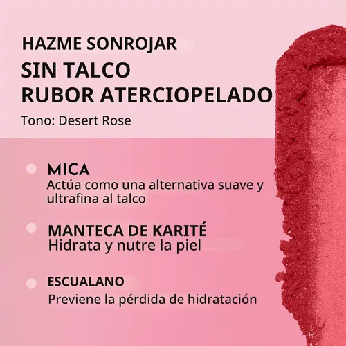 Vista 2 de LAWLESS Make Me Blush - Rubor de terciopelo sin talco para mujer, rosa de postre, 0.18 onzas Rosa (Dessert Rose)