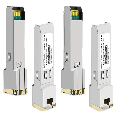 Vista 26 de Módulo transceptor de cobre de 10/100/1000BASE-T SFP SGMII compatible con Arista Networks SFP-GB-GE-TL SFP-1G-TL RJ45 328.1 ft Cat5e/6