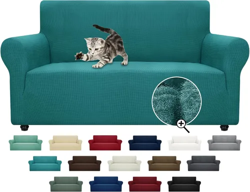Vista 96 de ZNSAYOTX Funda súper elástica para silla (30"-47"), nuevas fundas de silla a rayas para sala de estar, aptas para perros y mascotas, protector