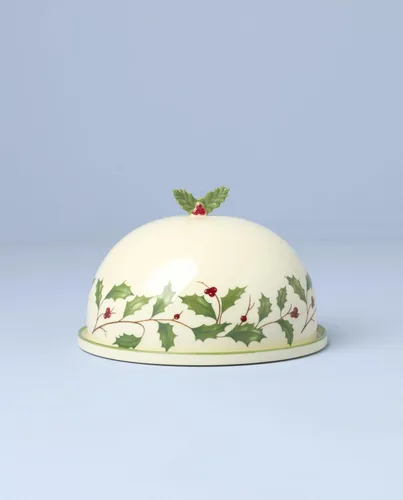 Vista 4 de Lenox 898272 Plato Cubierto Navideño, Pequeño, Navidad, Vajilla Festiva para Servir