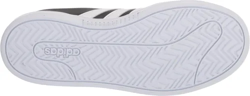 Vista 4 de adidas Grand Court Alpha Tenis para hombre Cloud White-Pulse Blue-almost Yellow