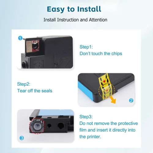 Vista 5 de 951XL - Paquete combinado de cartuchos de tinta de alto rendimiento compatibles para HP 951, cian, magenta, amarillo, 951XL, tinta de impresora a