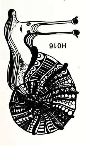 Vista 3 de ONCEX - Mini 3 hojas de tatuajes temporales de caracol, impermeables, para mujeres y hombres, tatuajes falsos, cobertura sexy, maquillaje
