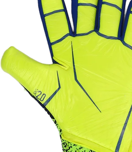 Vista 6 de Guantes de portero de fútbol, guantes de portero antideslizantes de látex grueso, guantes de competición de entrenamiento de amortiguación