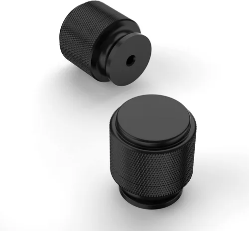 Vista 50 de Amerdeco ZH0031 - Juego de 10 tiradores de gabinete de oro cepillado de 3 pulgadas (76mm) con agujero central, tiradores para cajones, herrajes