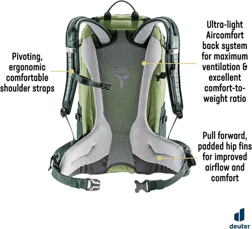 Vista 5 de Deuter Futura 27 Mochila de senderismo Grove-ivy