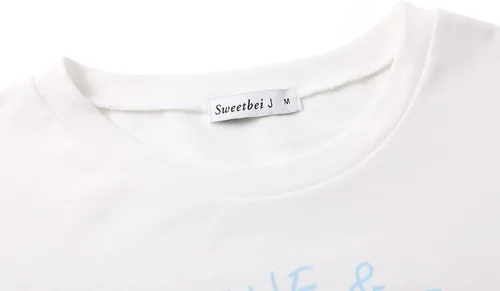 Vista 4 de Sweetbei J Sudadera de manga larga para mujer, estilo casual, suelta, para mujer
