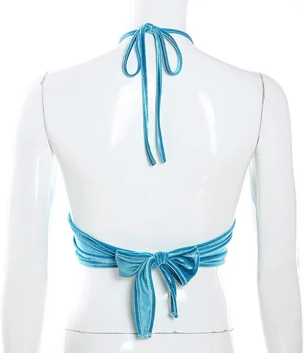 Vista 6 de Camisola con espalda descubierta para mujer, ropa de calle