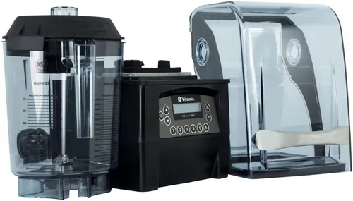 Vista 4 de Vitamix 36019 The Quiet One Licuadora Tipo Barra de Mostrador de 48 Oz, negro/transparente