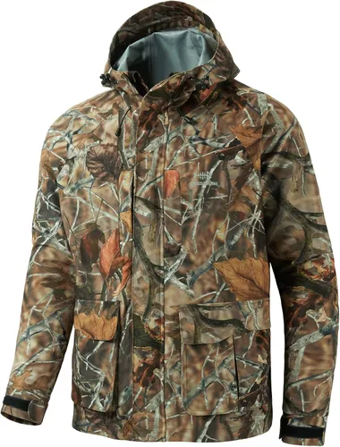 Vista 8 de BASSDASH Walker - Chaquetas transpirables e impermeables para pesca y caza con tela exterior silenciosa para hombres y mujeres en 7 tamaños