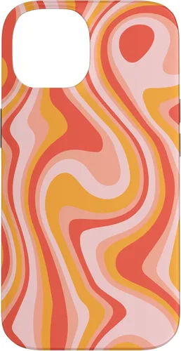 Vista 4 de iPhone 16 Retro Groovy Liquid Swirl Hippie 70's 80's Psychedelic Case
