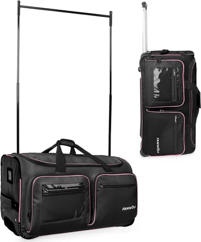 Vista 2 de Fanwoli Bolsa de baile de 23 pulgadas con perchero y cortina Protección de privacidad integral de 360° Sin riesgo de exposición
