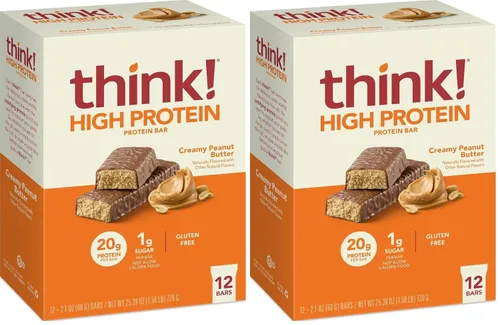 Vista 13 de Think! Barra alta en proteínas, Brownie Crunch, 12