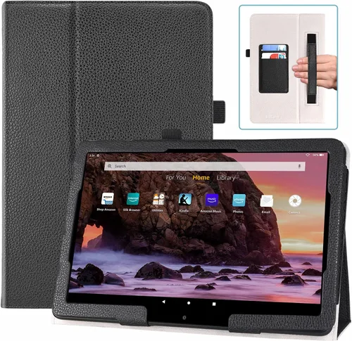 Vista 13 de DMLuna Case for All-New Amazon Fire HD 10 & 10 Plus Tablet (13th / 11th Generation, 2023/2021 Release) 10.1", Slim Cover with Folding Stand, Auto