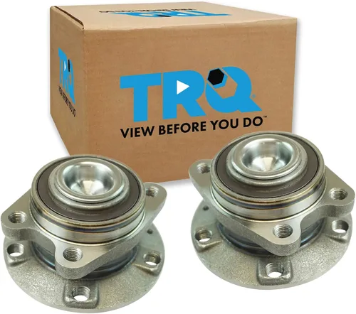 Vista 169 de TRQ Juego de 2 rodamientos de rueda delantera y conjunto de cubo compatible con Tesla 3 2020 Y 2018-2019