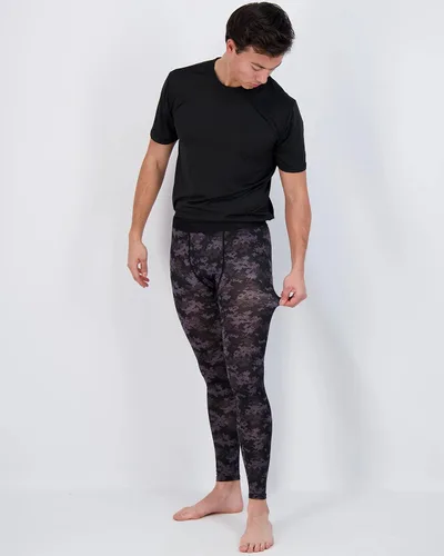 Vista 4 de Real Essentials Paquete de 3 pantalones de compresión activos para hombre, mallas de capa base de entrenamiento