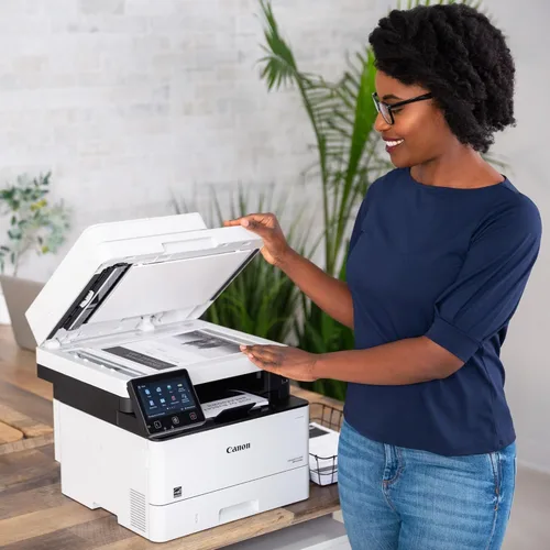 Vista 7 de imageCLASS MF445dw - Impresora láser todo en uno, inalámbrica, lista para dispositivos móviles